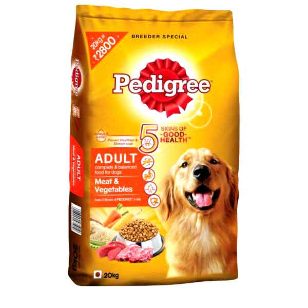 Pedigree Adult Meat & Veg 20Kg