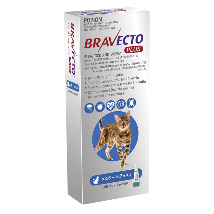 Bravecto Plus 01.2Kg- 02.8Kg
