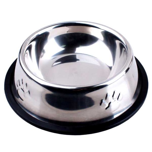 Feeding bowl SS - Silver 22cm (MRW)-M