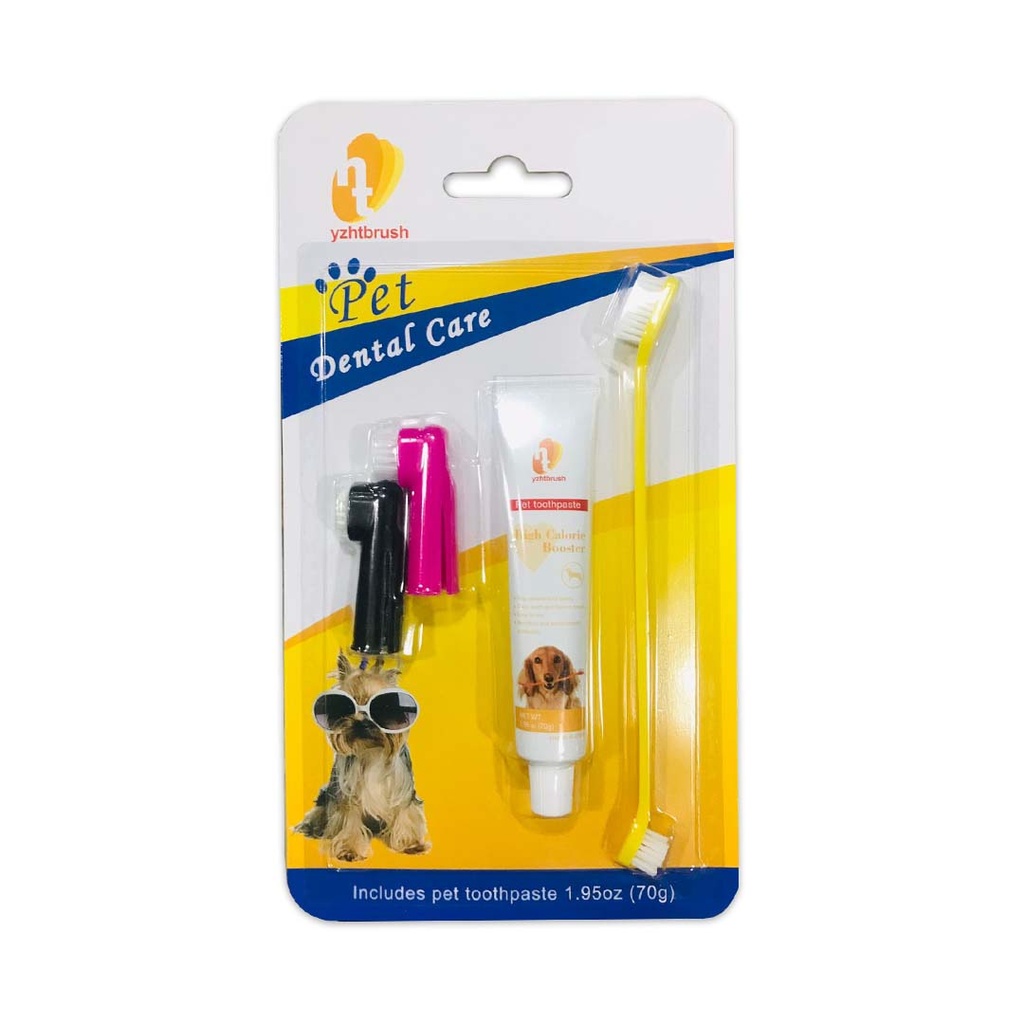 Tooth brush double head 2pcs With Paste 70g